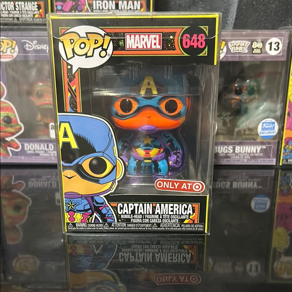 Funko Pop! Marvel Captain America 648 - Multicolor Exclusive